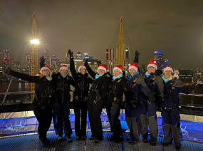 Singing on the top of the O2 