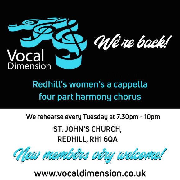 We are currently welcoming new members, so if you have some singing experience and would like to join an established, award winning group of singers, please CONTACT US HERE 