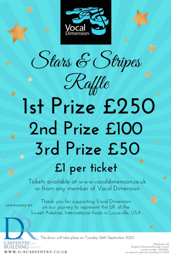 Stars & Stripes cash prize raffle 