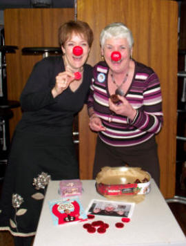 Valerie and Lesley also did us proud sporting the infamous Red Noses
