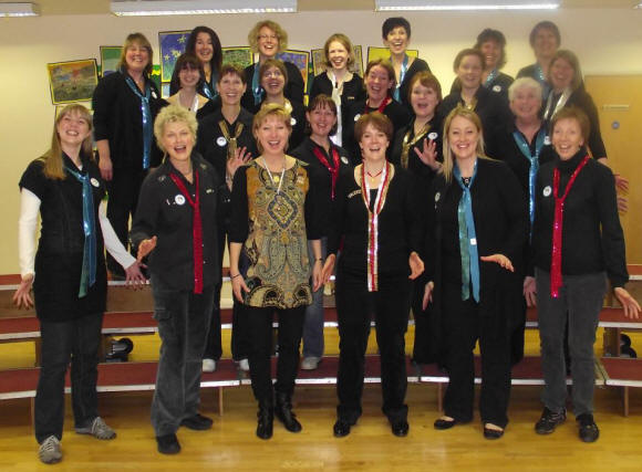 Vocal Dimension and Joan Boutilier at a fantastic coaching weekend